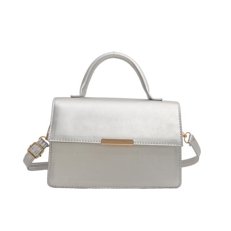 Chic Urban Style Pu Leather Handbag For Women 2024 Trendy Summer Shoulder Bag