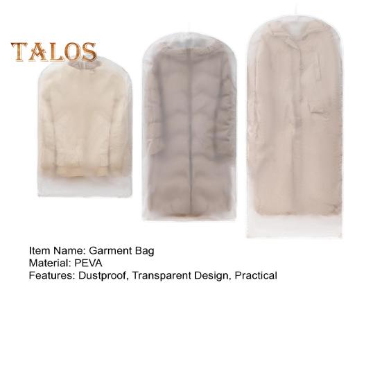 1/3 szt. Wiszące pokrowce na ubrania z samozaciskowym zamkiem błyskawicznym, duża pojemność, przezroczyste, oszczędzające miejsce, pokrowiec przeciwkurzowy na płaszcz puchowy, worki na ubrania