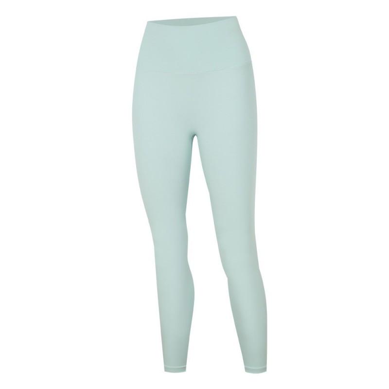 High-Waisted 9/10 Length Yoga Leggings Women Seamless Ultra-Stretch Quick-Dry Breathable Workout Pants