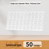 Self-Adhesive Silicone Anti-Collision Beads: Transparent Door Handle & Toilet Lid Shock Absorbers