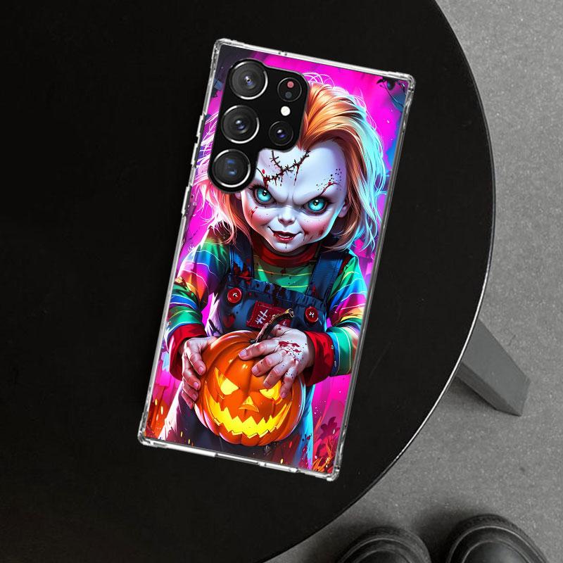 Chucky Doll Horror Movie Phone Case Cover for Samsung Galaxy S26 S25 Edge S24 S23 Ultra S22 Plus S21 FE S20 + Art Customized Fun