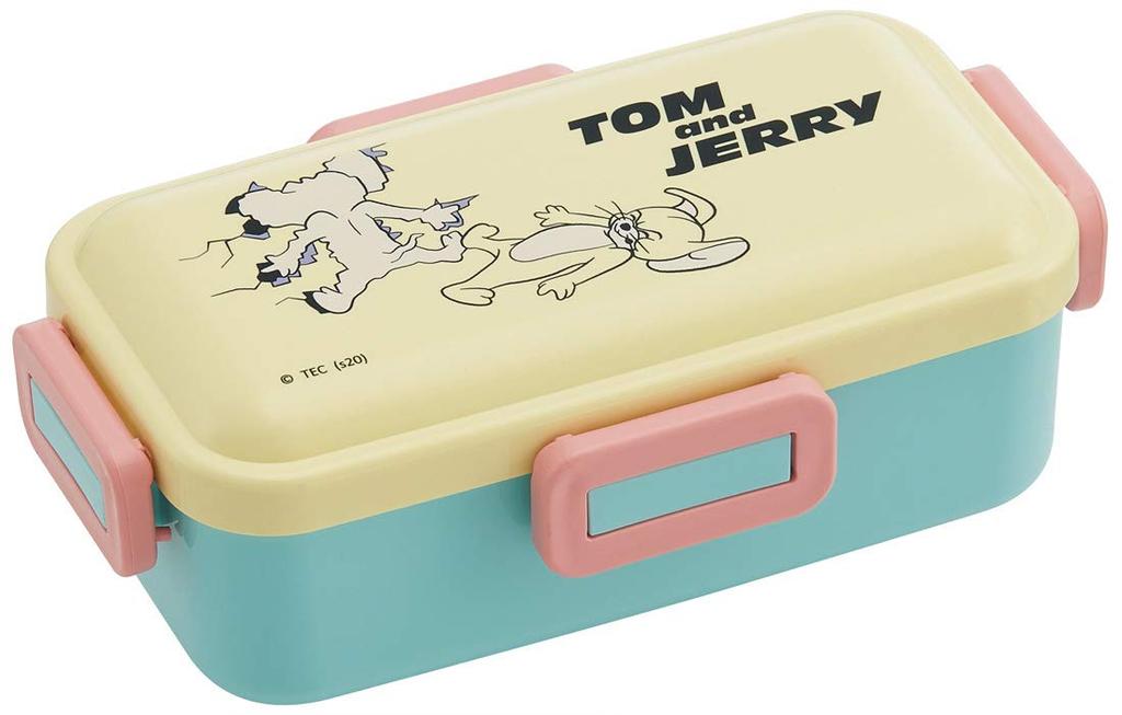 Skater Silver Ion Antibacterial Softly Serving Lid Lunch Box 530ml Tom Jerry Art PFLB6AG Ag+ Dome-Shaped &