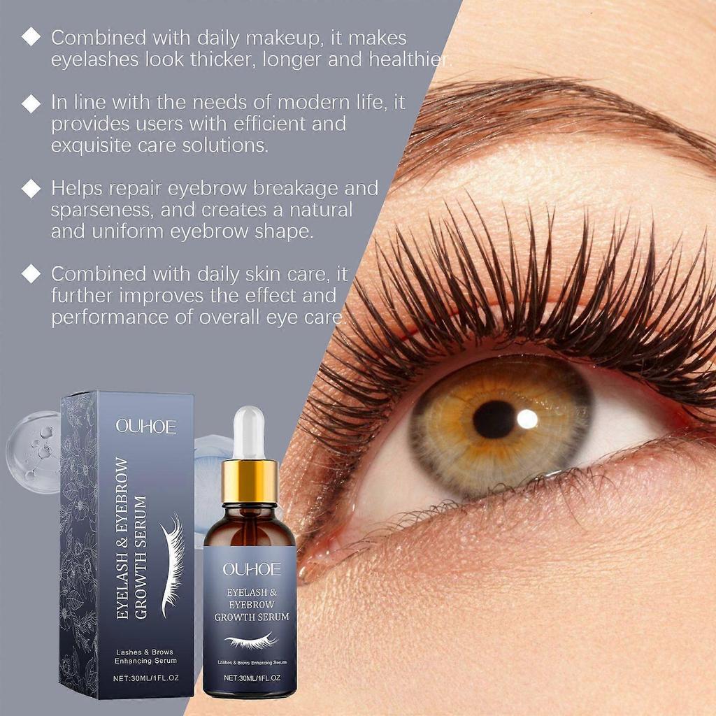 Ouhoe Mascara Is A Gentle Daily Care Liquid For Eyelashes And Eyebrows, Naturally Elongating The Roots And Moisturizing The Skin