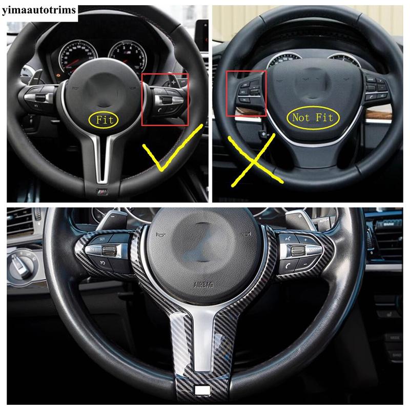 Car Steering Wheel Panel Cover Trim Accessories For BMW F Chassis F06 F10 F11 F12 F15 F16 F20 F21 F22 F23 F30 F32 F34 M-Sport