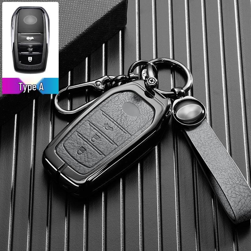 Toyota Prado Key Cover for 2015-2024 Models: Metal Buckle Shell