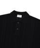 COVERNAT Cool Cable Collar Half Knit Black