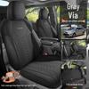 Fengdian Grevia All-Season Suede Car Seat Cushion Cover