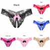 Fashion Lingerie Knickers Pearl Lace G-string Crotchless Underwear Open Crotch Sexy Thongs Panties