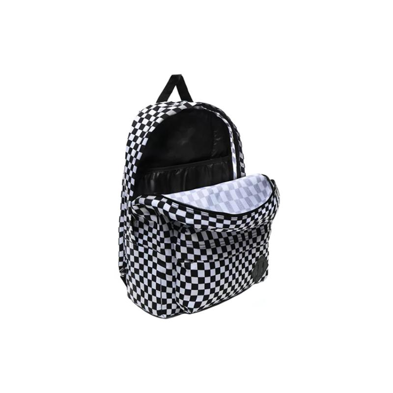 Vans Polyester Backpack Regular Unisex Black White Vans VN0A3I6RHU0