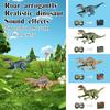 Children's Remote Control Velociraptor Tyrannosaurus, Rex, 2.4G Five Simulation Sound And Light, Boys Simulation Animal Model