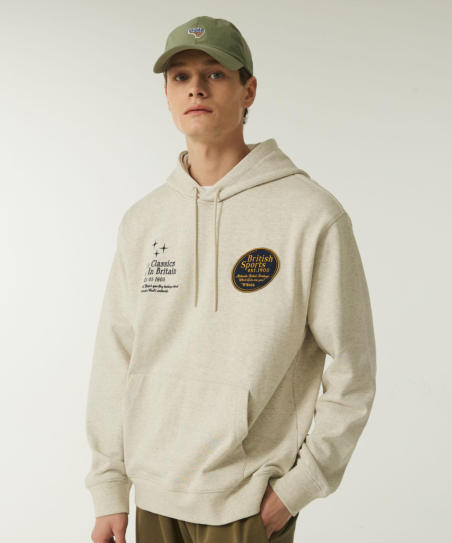 Golla Vintage Sport Sweat Hoodie [2 Color] Oatmeal/S