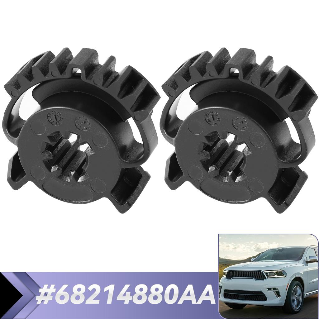 2 szt. Samochodowy HVAC A/C Siłownik Klapy Mieszania Powietrza Zębatka Nagrzewnica Czarna Nagrzewnica Pomocnicza Dla JEEP GRAND-CHEROKEE 11-16 68214880AA 926-133