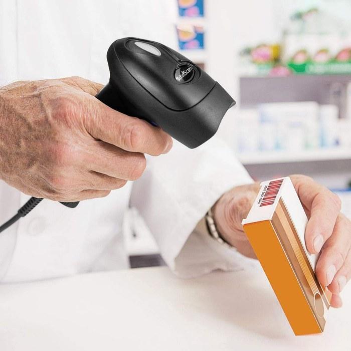 NetumScan Wireless 1D 2D Barcode Scanner Portable QR Code Scanner with USB Receiver for Warehouse POS and Computer