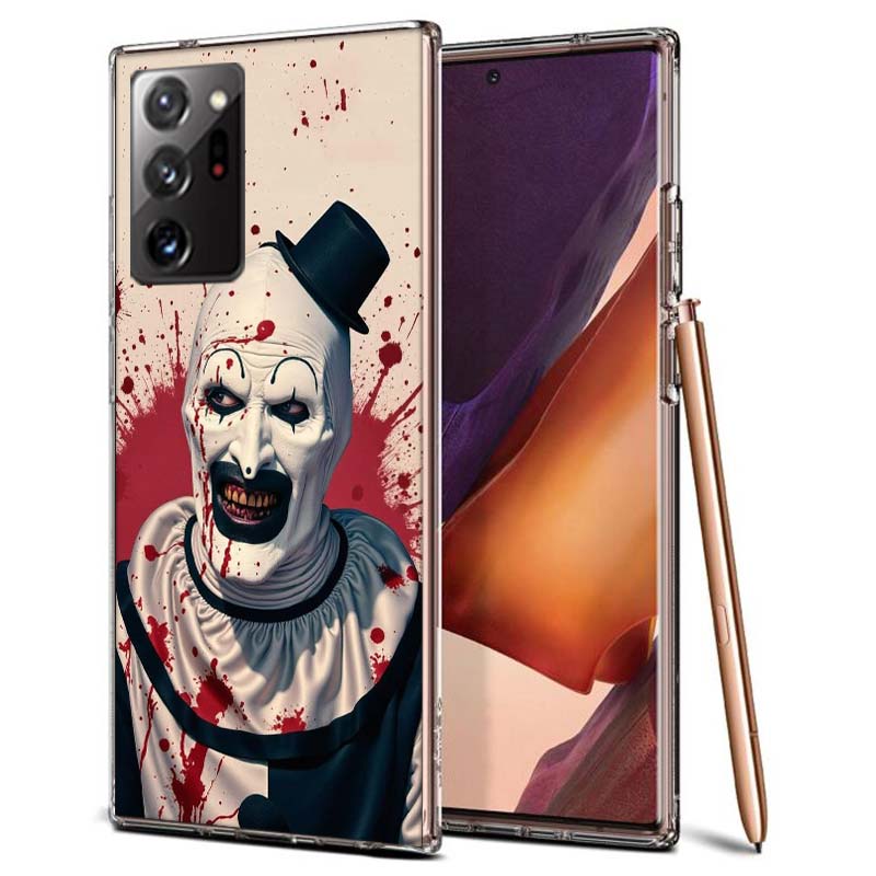 

Horror Movie Terrifier Phone Case for Samsung A55 A35 A25 A15 A07 A05S A16 A17 A26 A36 A37 A56 A57 Galaxy Note 20 10 A50S A71 A5 Samsung A40