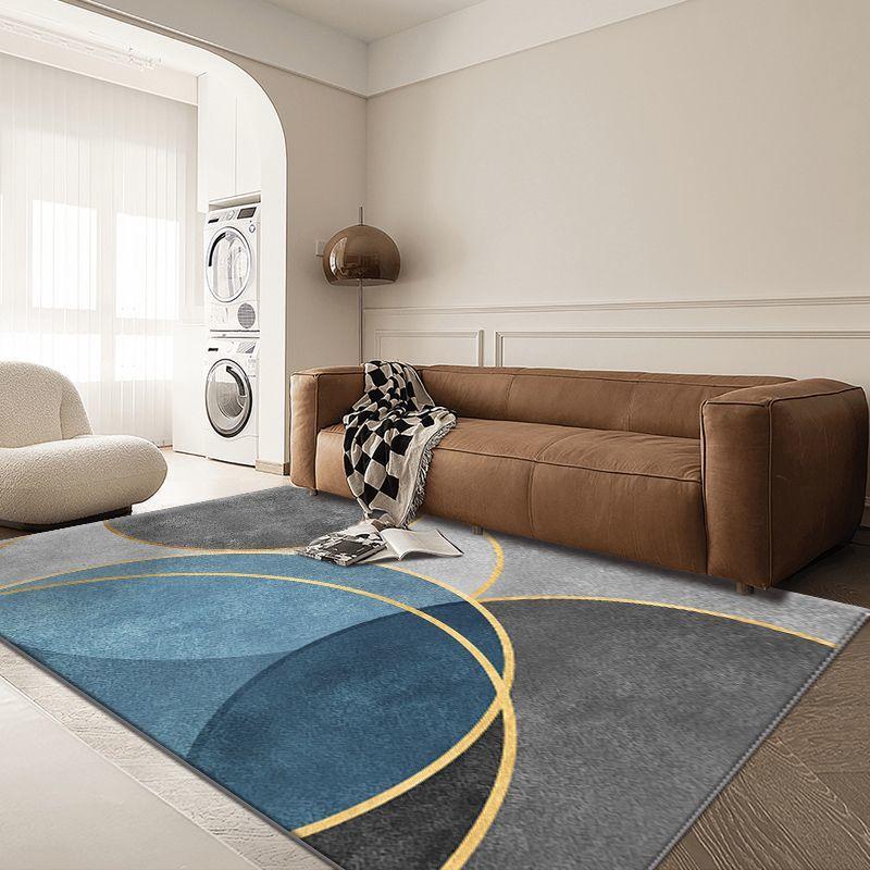 Modern Minimalist Striped Carpet Light Luxury Living Room Anti-slip Mat Home Use Bedside Decoration Rug Bedroom Entrance Terrace
