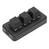 USB Wired 3 Key Keyboard Customize Programmable 3 Key Mechanical Keypad for PC Video Game