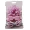 3pcs Elastic Princess Headbands Children Skinny Stretchy Bowknot Elastic Hair Band