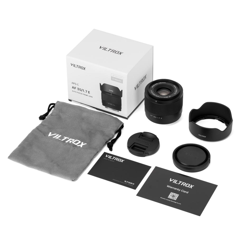 VILTROX AF 35mm Compact and Large Aperture Sony Interchangeable Compatible with Sony and Other Mirrorless F1.7 E-Mount Lens, Lightweight, APS-C,