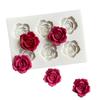 Mini Rose Camellia Daisy Flower Silicone Sugarcraft Mold Diy Clay Model Cake Decorating Tools Baking Accessories