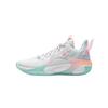 Li Ning Gyerek Wind Shadow 2.0 Szövet Divatos Egyszerű Kényelmes Alacsony Szárú Kosárlabda Cipő Férfi kosárlabda cipő Fehér Kék YKBU072-8