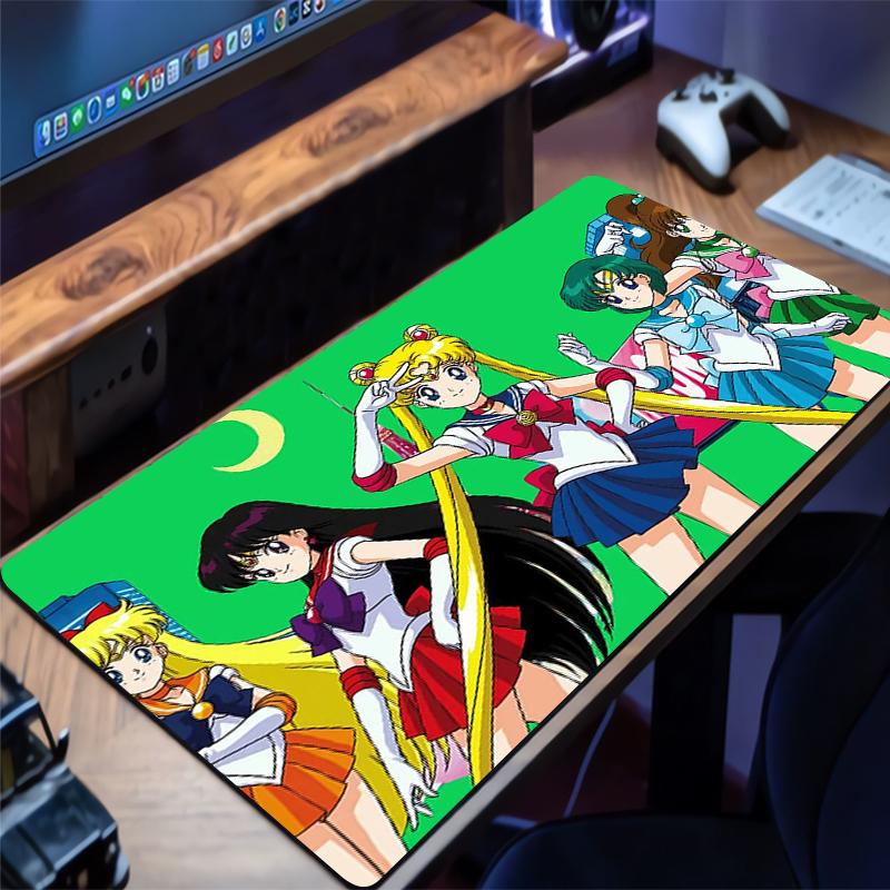 Mouse Pad SSailor Moon Large XXL PC Desk Mat Gamer Office Carpet Keyboard Mouse Pads Table Gaming Accessories Rug Mousepad
