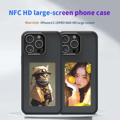 YTF New 4-color Smart Ink Screen DIY Infinite Screen Projection Function Mobile Phone Case Suitable for iPhone 16Promax