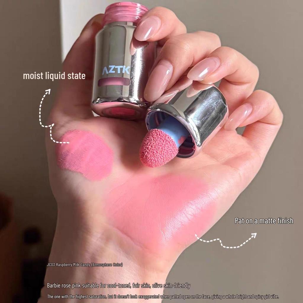 AZTK Vloeibare Blusher & Highlighter: Natuurlijke Matte Huidverbeteraar Crème