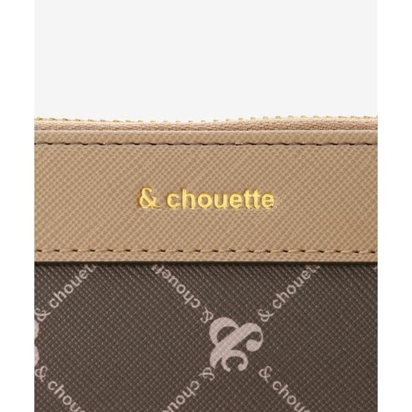 And Chouette Monogram Key Case 00482320295102 Greige