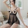 Sexy Transparent Sex Underwear with Steel Crotch To Tease Exuberation Small Chest Passion Suit