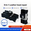 Pool Cue Tip Repair Tool 9-in-1 Billiard Cue Tip Grinder Pool Cue Shaper Burnisher Portable Billiards Cue Accessories