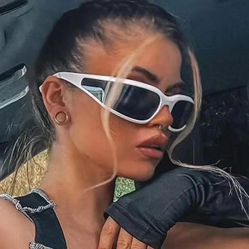 y2k Vintage Windproof Sport Goggle Sunglasses Women For Men Sun Glasses Punk Outdoor Luxury Brand Designer Cycling Eyewear UV400