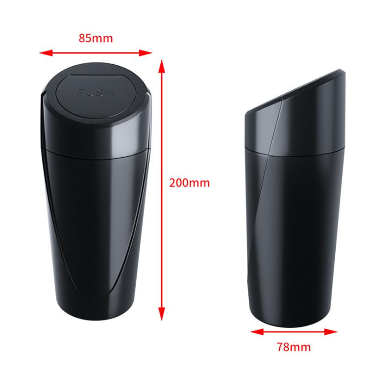 Nowy samochodowy kosz na śmieci Wielofunkcyjny, podwójnego zastosowania w samochodzie i w domu Mini samochodowy kosz na śmieci