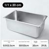 Rectangular 304 Stainless Steel Buffet Food Pan