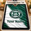 Flanel Battaniye Plymouth Argyle FC Özel İsim Yazısı Kişiselleştirilmiş Yumuşak Sıcak Atkı Battaniye Ev Dekorasyonu Hediye