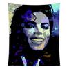 Michael Jackson psychedelisches Porträt Wandteppich Raumwanddekoration Studentenwohnheim Wandteppich Bar Partydekoration Konzert-Souvenirs