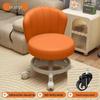 Adjustable Rolling Stool for Kids: Walk Learning, Shoe Changing, Grout Cleaning, Silent Mopping, with Wheels