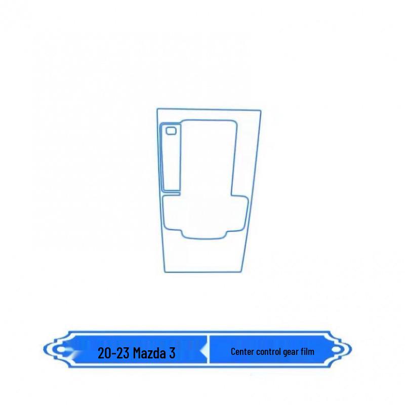 Mazda 3 Next Gen Interior Protection Sticker Film - HD Screen