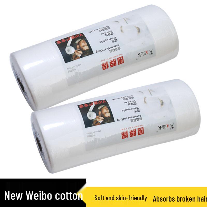 Waterproof Cotton Neck Wrap for Hairdressing - Disposable Hair Protection for Perming and Dyeing