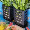 2pcs 5.04x2.09x3.15in Plant Basket Rack Stainless Steel Aquarium Planter Pot  Emersed Plants
