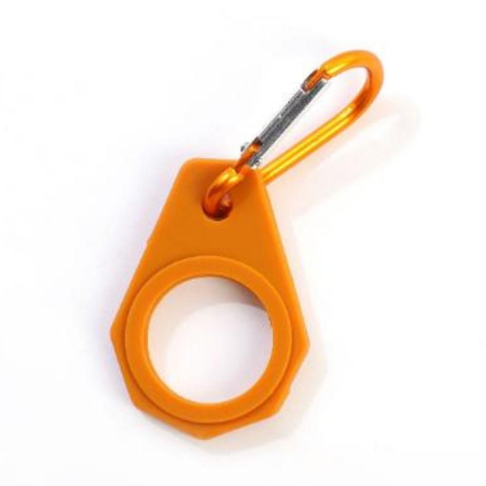 High Quality Aluminum Sports Outdoor Kettle Buckle 7 Colors 4*9cm Water Bottle Holder Accessories Carabiner Hook Camping Hiking