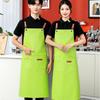 Custom Logo Waterproof & Oil-Proof Leather Apron for Kitchen, Catering, Seafood, or Fish Cutting Work.