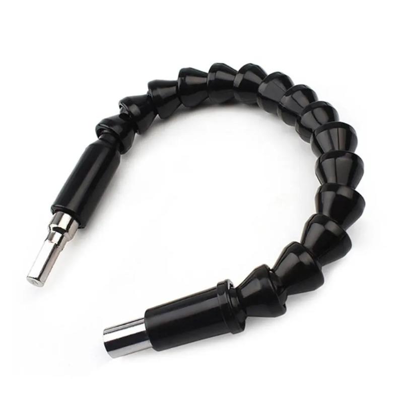 Universal Joint Flexible Extension Shaft - 200-300mm 1/4" Hex Drive for Drills & Screwdrivers, Soft Shaft Tool for Tight Spaces