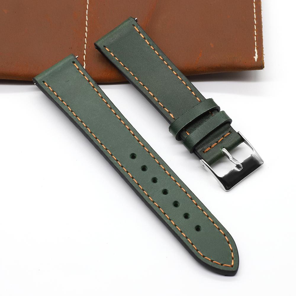 

Lychee Pattern Leather Watch Band 18mm 20mm 22mm Wrist Bracelets Quick Release Watch Strap Replacement Wristband Accessories 24mm