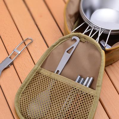 Bestecktasche mit großer Kapazität Oxford-Gewebe Aufbewahrungstasche für Schüsseln Geschirraufbewahrungstasche Organizer Rucksackeinsatz Camp-Schüsseltasche
