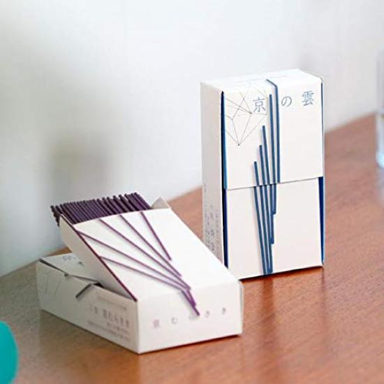 Tamayura Kyoto Pine Needle Incense, 90mm, with Simple Incense Holder, Approx. 45g, Shoyeido, 126305