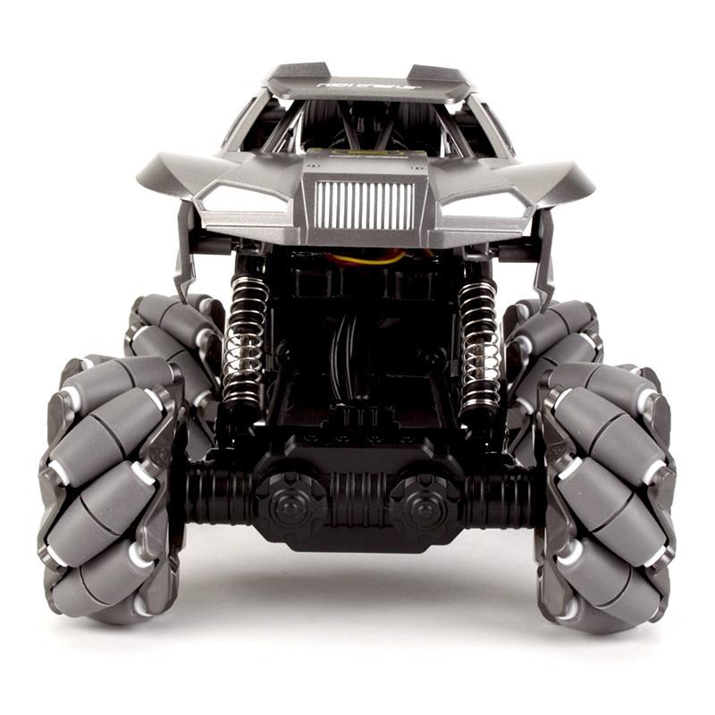 2.4G 4WD RC Stunt Car, Lateral Drift Climbing Off-Road Truck with Watch Remote & LED Light for Kids