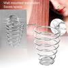 Hairdresser Accessories Stainless Steel SpiraL Shaped Hairdryer Support Holder Wall Mounted Hair Dryer Rack Hair Dryer Support