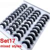 8/20 párov 15-20 mm prírodné 3D umelé mihalnice Makeup Kit Mink Lashes Predlžovanie norkových mihalníc