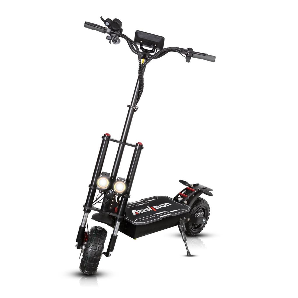 EU-Lager Q12 Plus 6000W Doppelmotor Elektroroller 60V 38Ah, 75km/h Geschwindigkeit, LCD-Display, 11-Zoll-Reifen, 80KM Reichweite