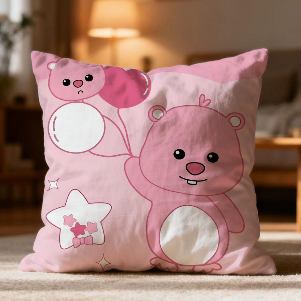 Hot LLoopyew Cushion Cover Soft Washable Pillow Case Multi-Scene for Couch Bed Travel Office Use